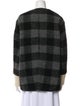 Étoile Isabel Marant Wool Plaid Print Jacket