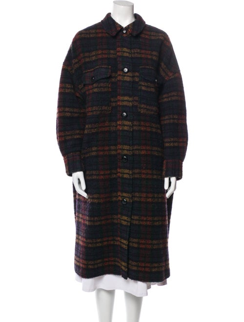 Étoile Isabel Marant Plaid Print Coat