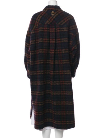 Étoile Isabel Marant Plaid Print Coat