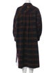 Étoile Isabel Marant Plaid Print Coat