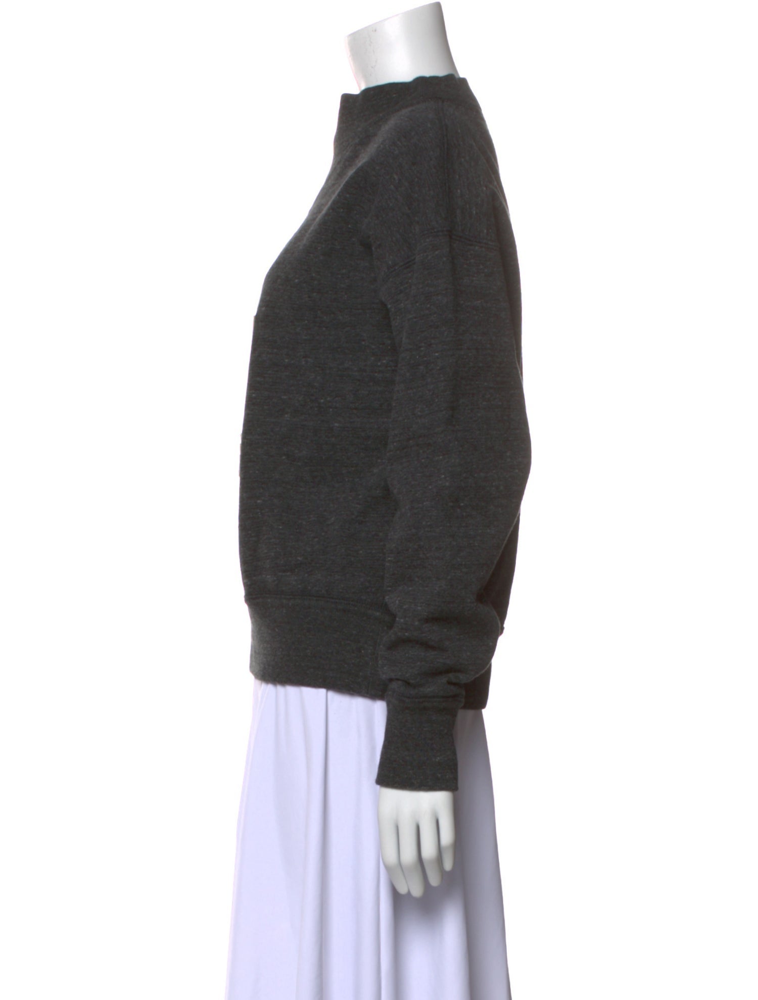 Étoile Isabel Marant Graphic Print Mock Neck Sweatshirt