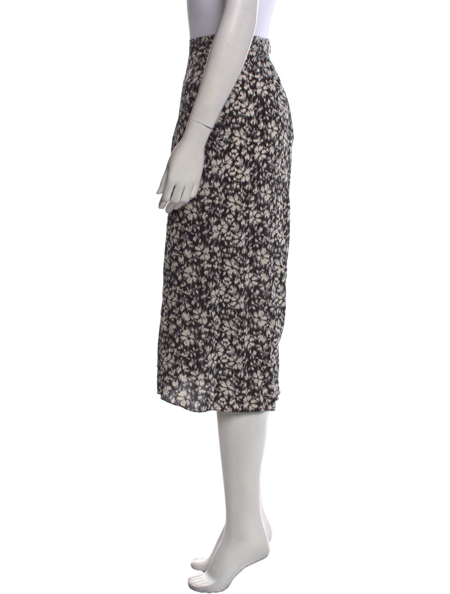 Étoile Isabel Marant Floral Print Midi Length Skirt