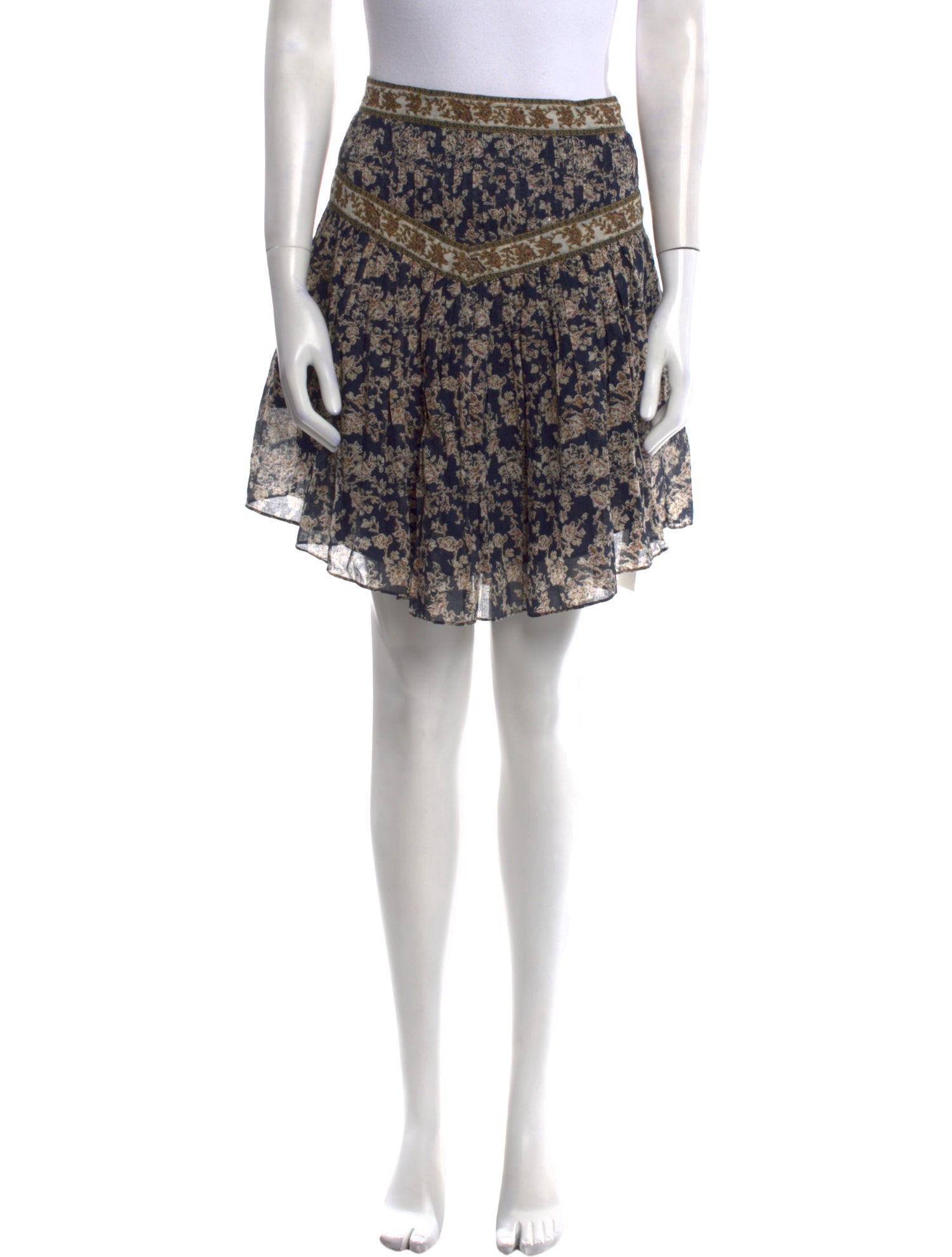Étoile Isabel Marant Floral Print Mini Skirt