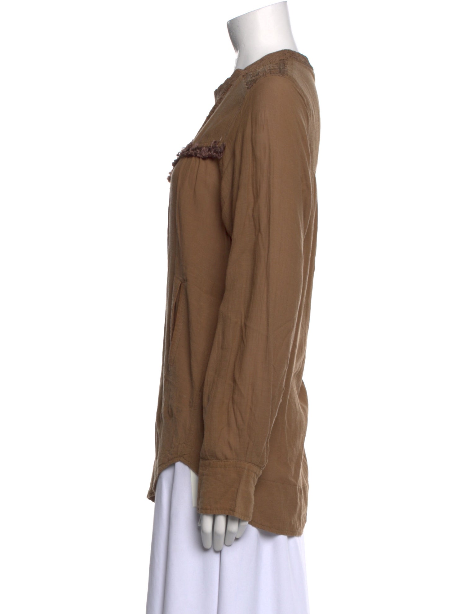 Étoile Isabel Marant Crew Neck Long Sleeve Blouse