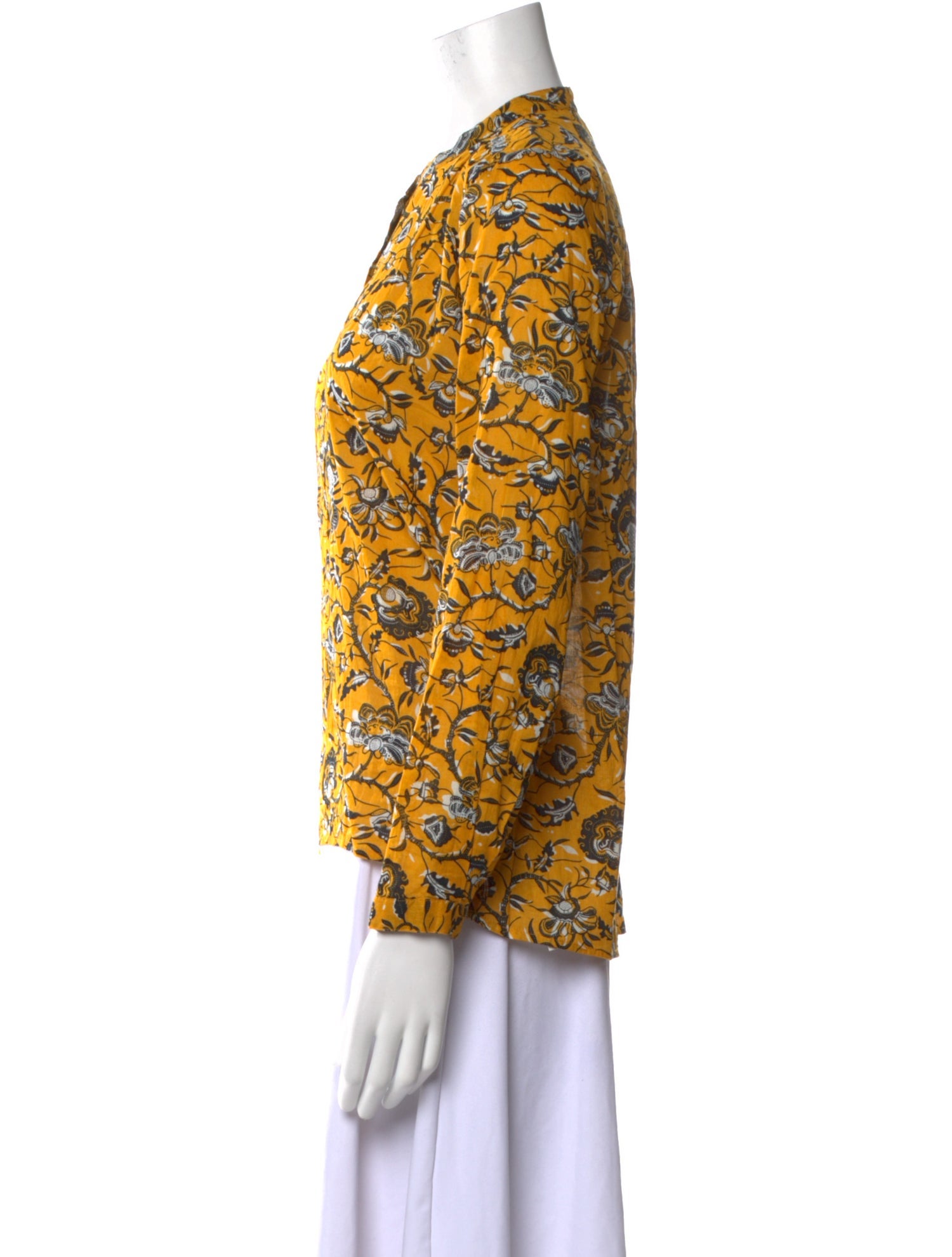 Étoile Isabel Marant Printed Crew Neck Blouse