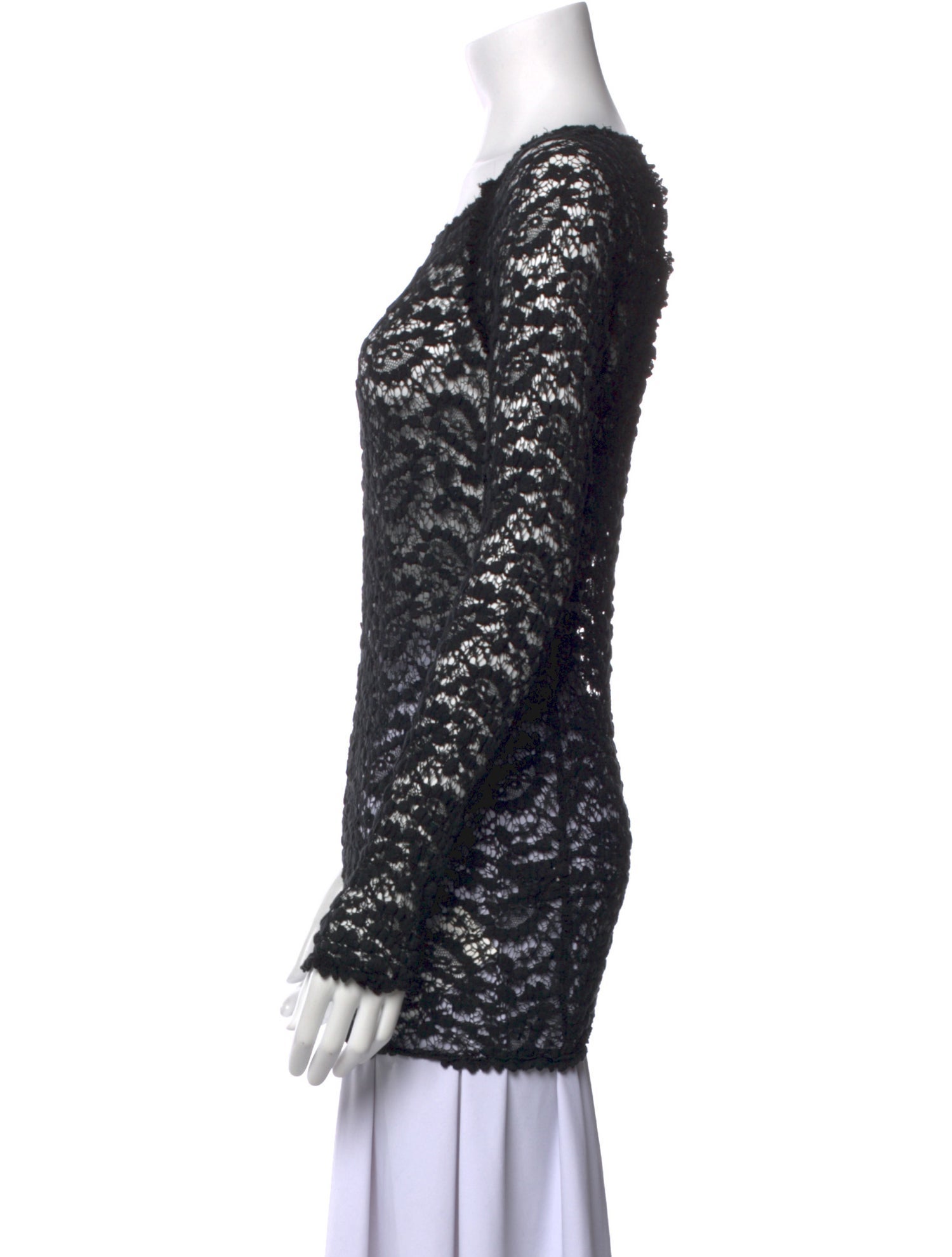 Étoile Isabel Marant Lace Pattern Scoop Neck Top