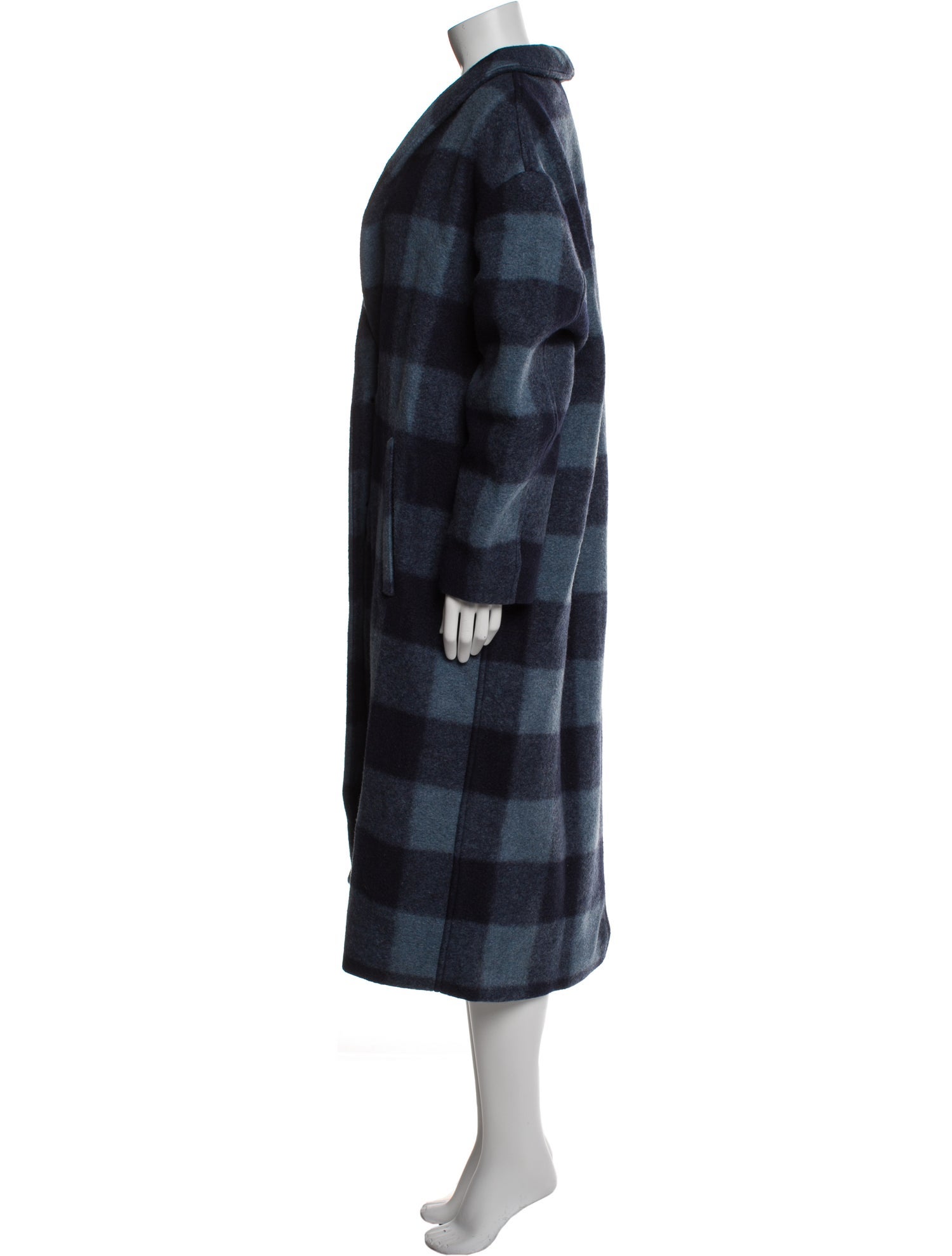 Étoile Isabel Marant Plaid Print Peacoat