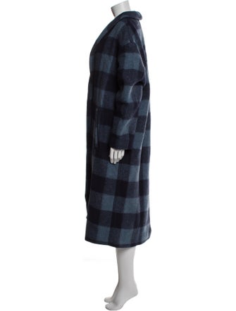Étoile Isabel Marant Plaid Print Peacoat