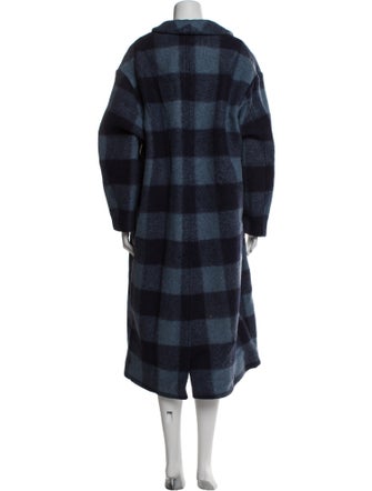 Étoile Isabel Marant Plaid Print Peacoat