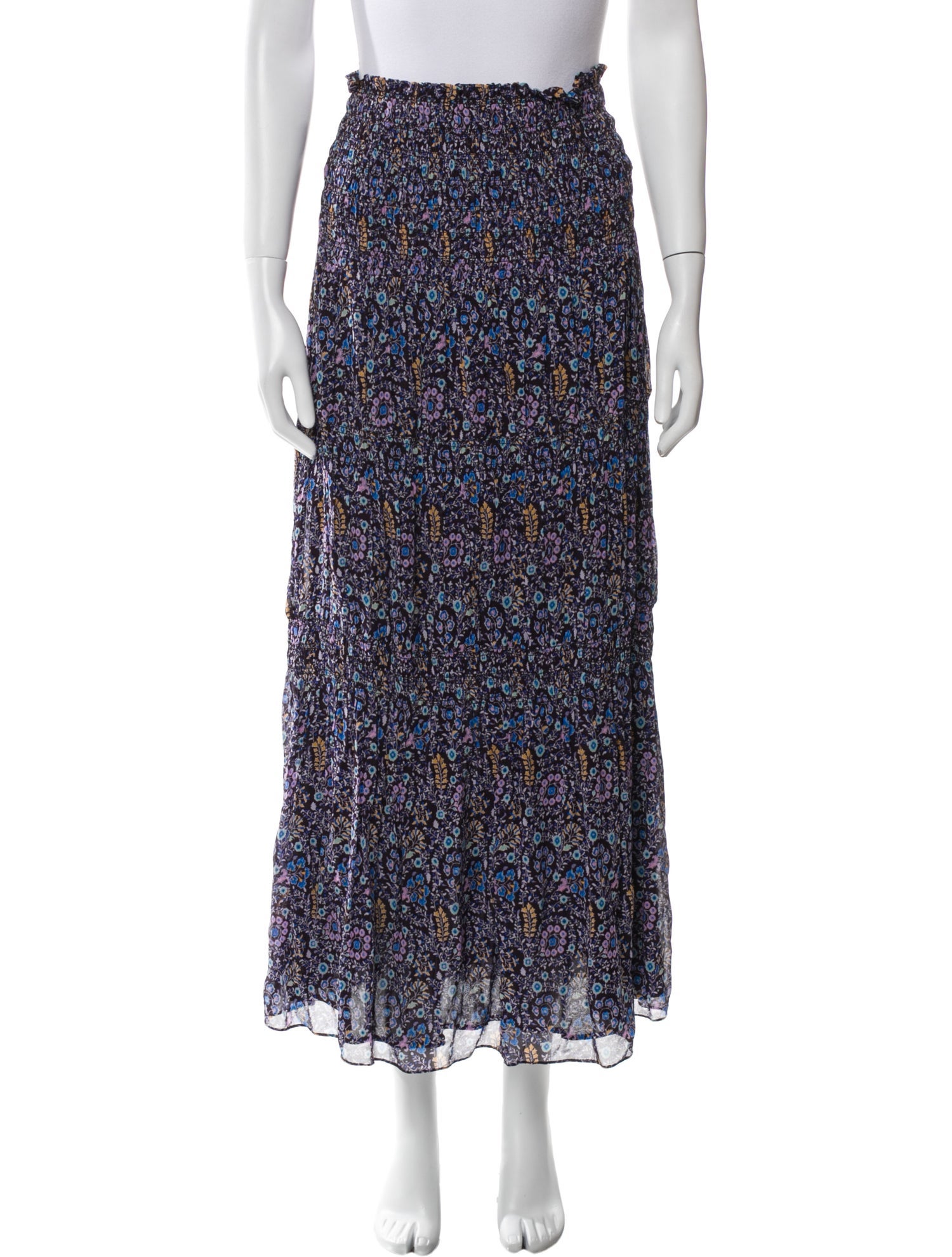 Étoile Isabel Marant Floral Print Midi Length Skirt