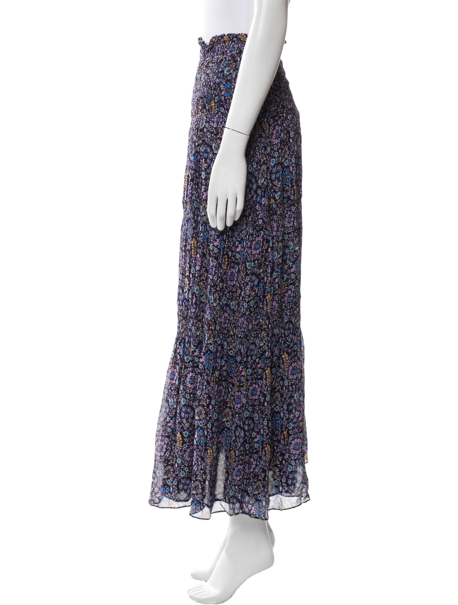 Étoile Isabel Marant Floral Print Midi Length Skirt