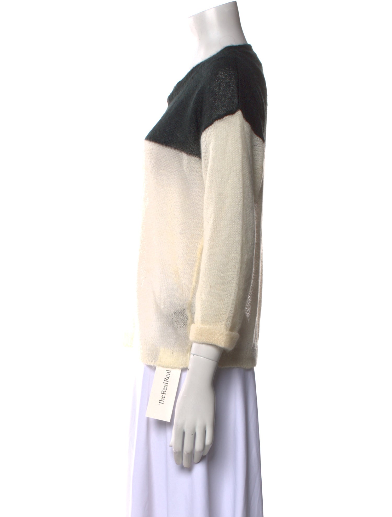 Étoile Isabel Marant Mohair Colorblock Pattern Sweater