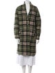 Étoile Isabel Marant Wool Plaid Print Coat