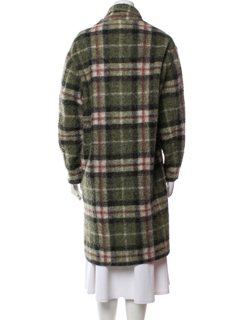 Étoile Isabel Marant Wool Plaid Print Coat