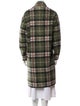 Étoile Isabel Marant Wool Plaid Print Coat