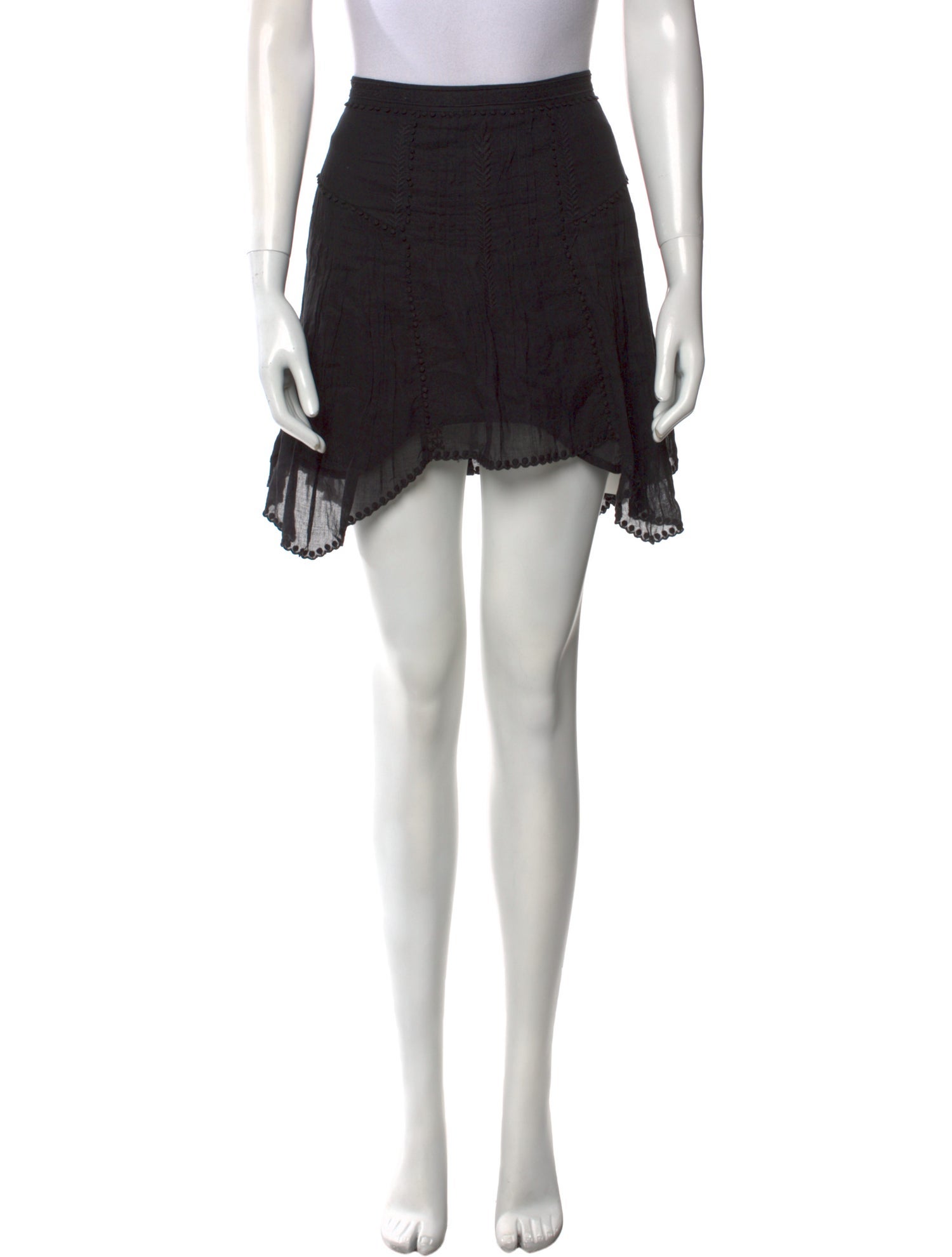 Étoile Isabel Marant Embroidered Accent Mini Skirt