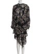 Étoile Isabel Marant Floral Print Ruffle Embellishment Skirt Set