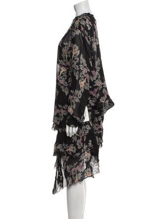 Étoile Isabel Marant Floral Print Ruffle Embellishment Skirt Set