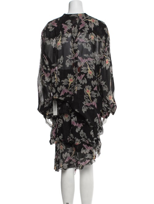 Étoile Isabel Marant Floral Print Ruffle Embellishment Skirt Set