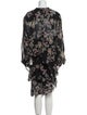 Étoile Isabel Marant Floral Print Ruffle Embellishment Skirt Set