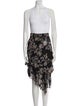 Étoile Isabel Marant Floral Print Ruffle Embellishment Skirt Set