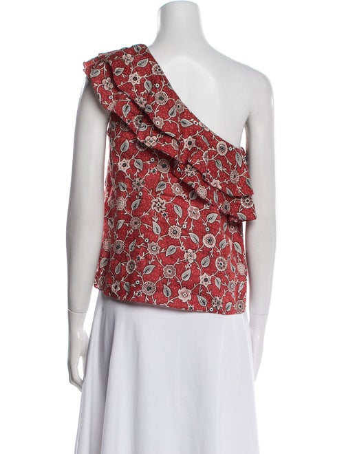 Étoile Isabel Marant Linen Floral Print Top