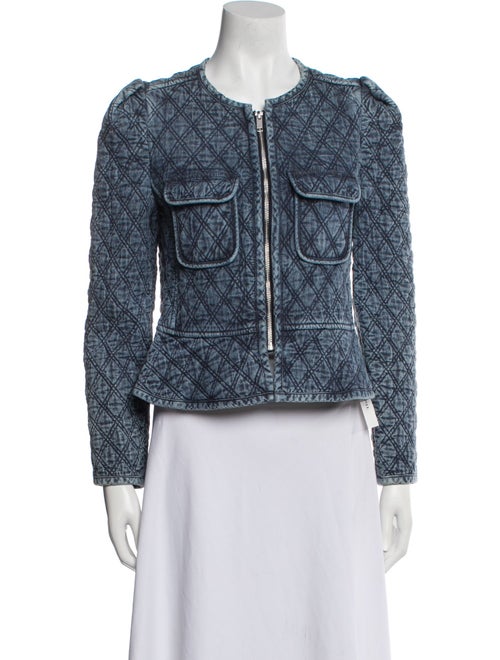 Étoile Isabel Marant Tweed Pattern Denim Jacket