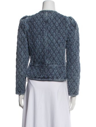 Étoile Isabel Marant Tweed Pattern Denim Jacket