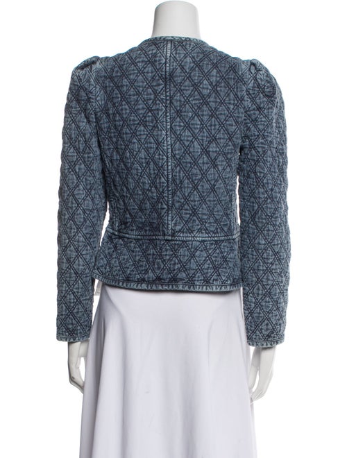 Étoile Isabel Marant Tweed Pattern Denim Jacket