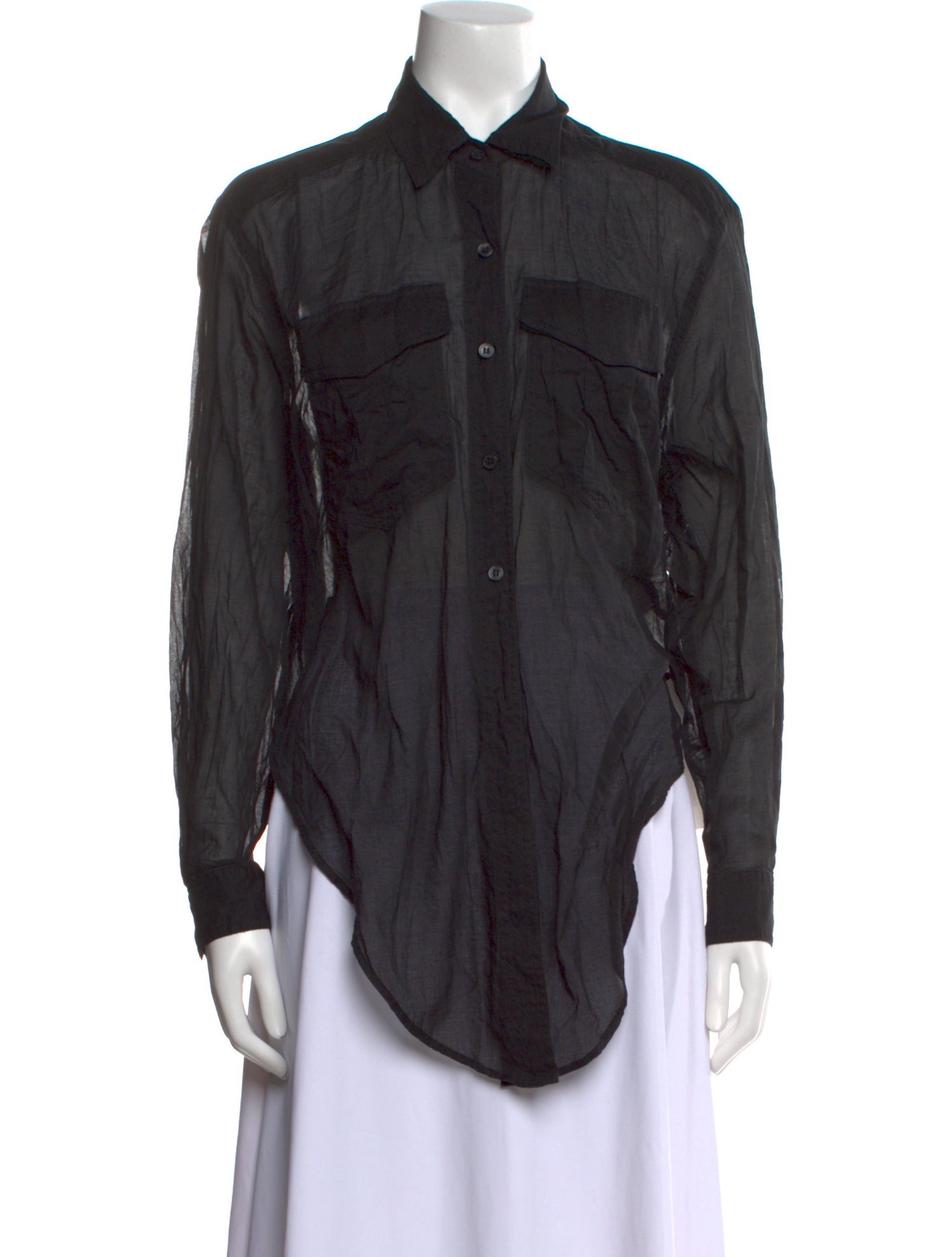 Étoile Isabel Marant Long Sleeve Button-Up Top