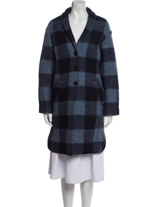 Étoile Isabel Marant Plaid Print Peacoat