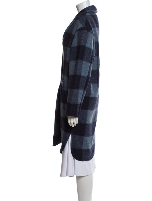 Étoile Isabel Marant Plaid Print Peacoat