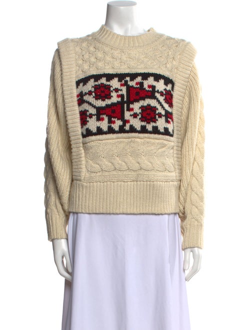 Étoile Isabel Marant Printed Mock Neck Sweater