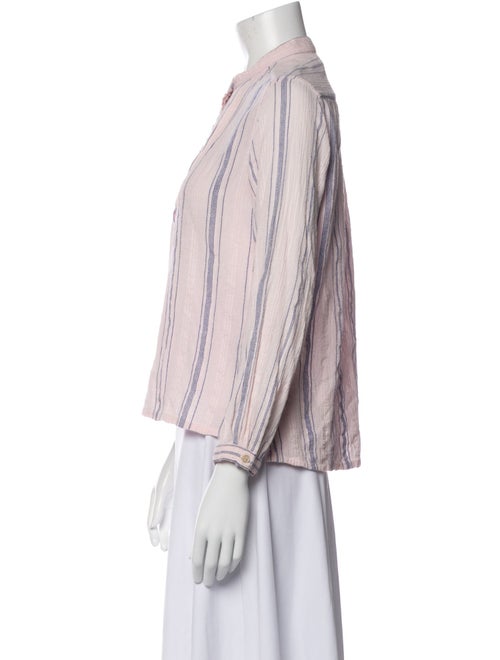 Étoile Isabel Marant Striped Mock Neck Blouse