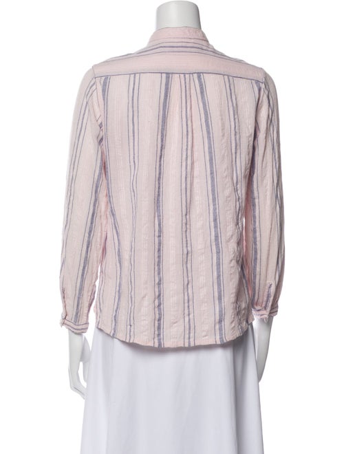 Étoile Isabel Marant Striped Mock Neck Blouse