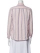 Étoile Isabel Marant Striped Mock Neck Blouse