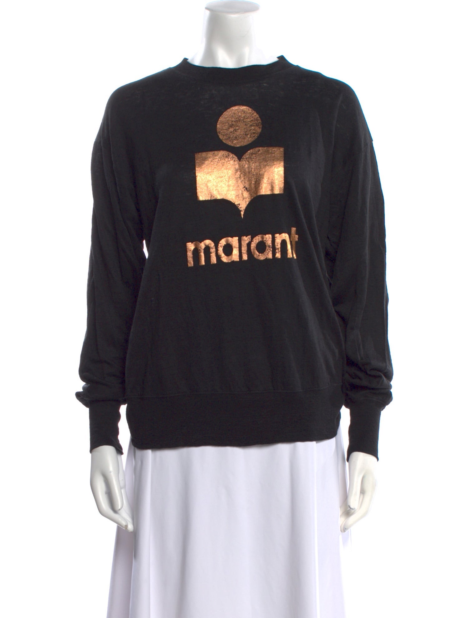 Étoile Isabel Marant Linen Graphic Print Sweatshirt