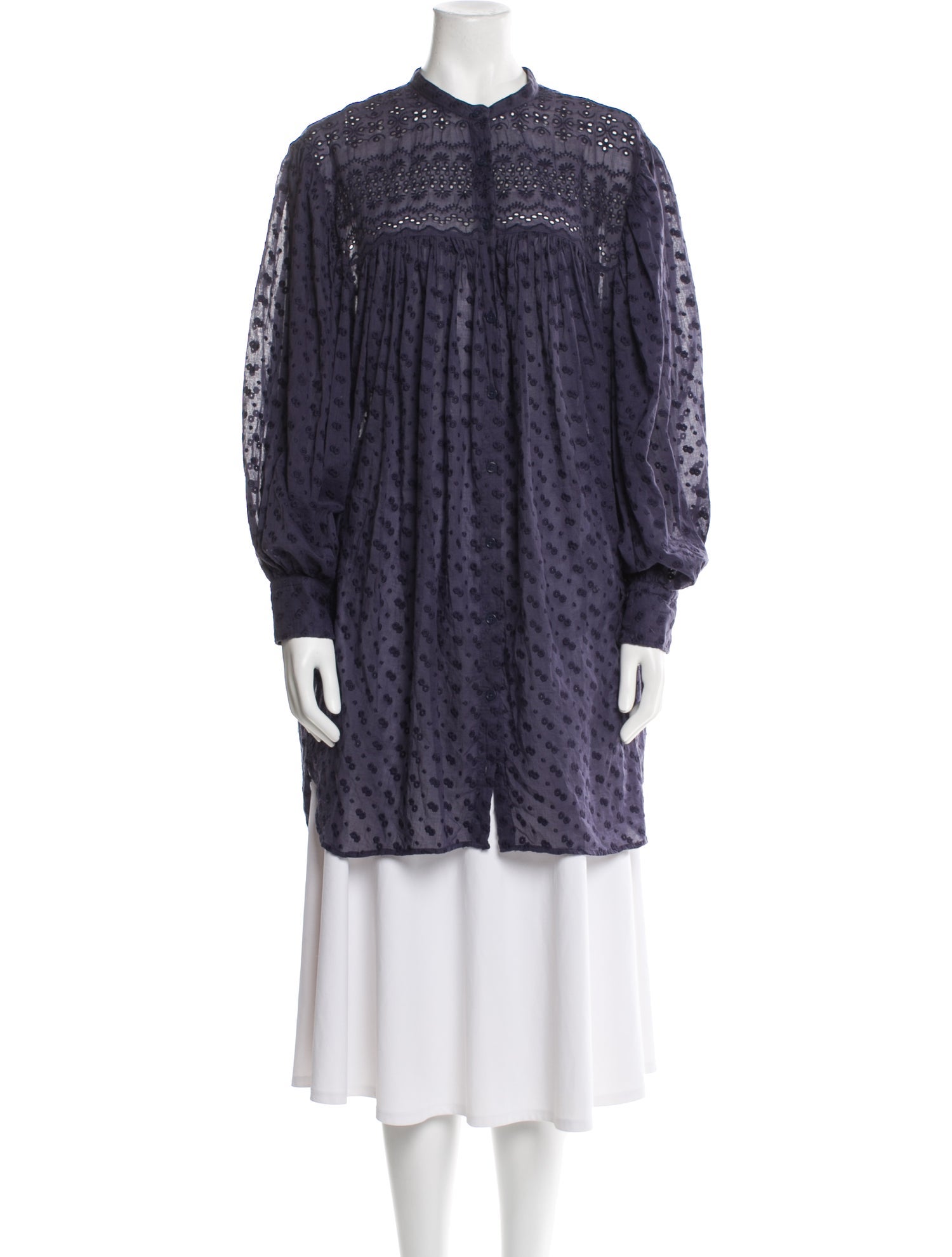 Étoile Isabel Marant Printed Mock Neck Tunic