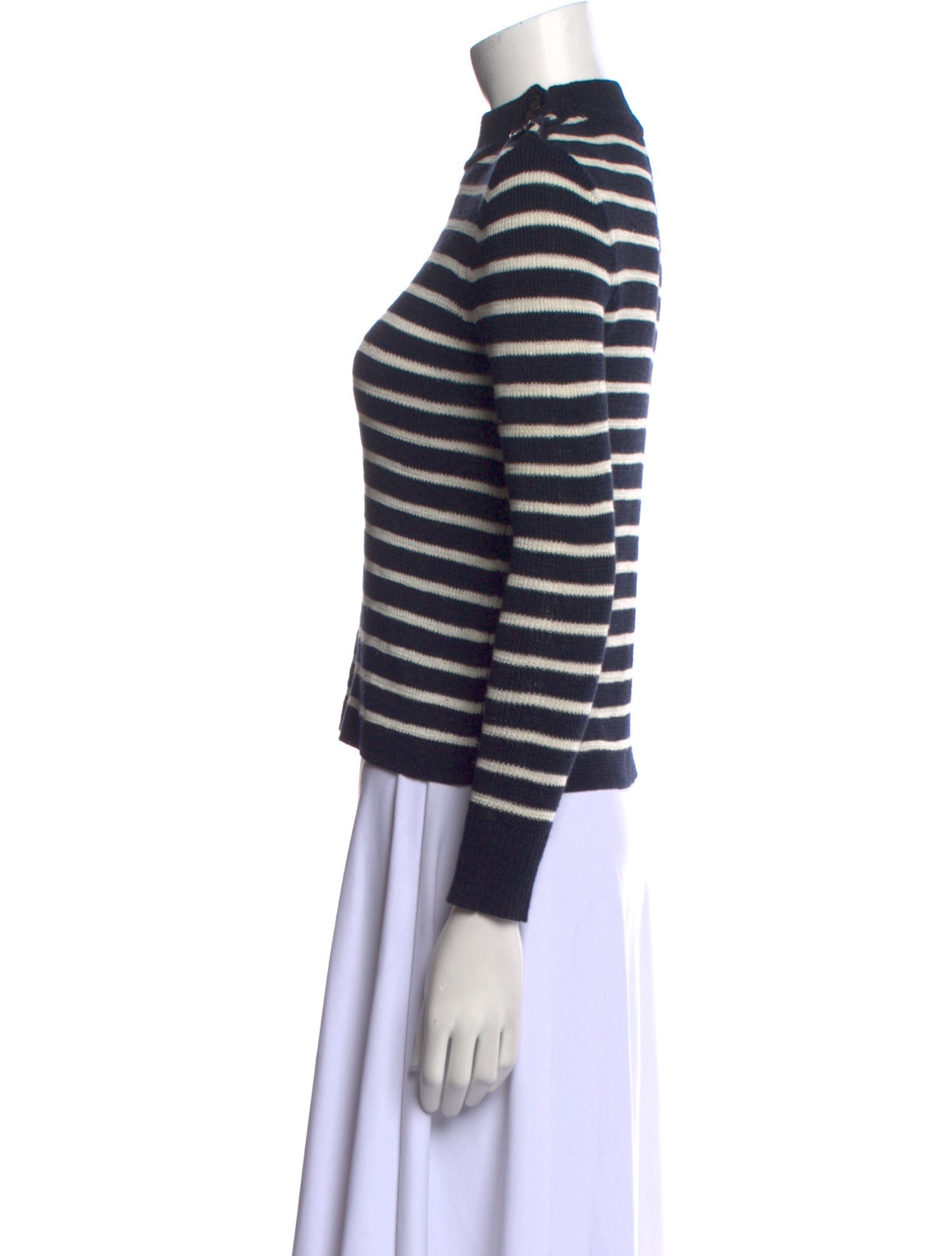 Étoile Isabel Marant Striped Mock Neck Sweater