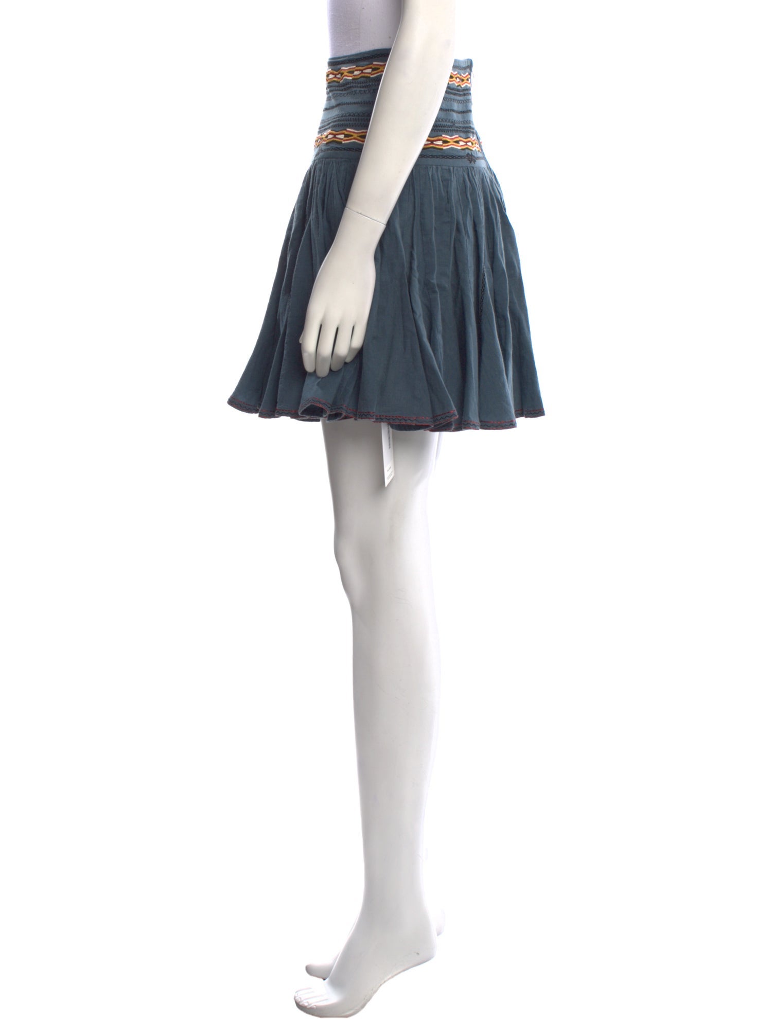 Étoile Isabel Marant Embroidered Accent Mini Skirt