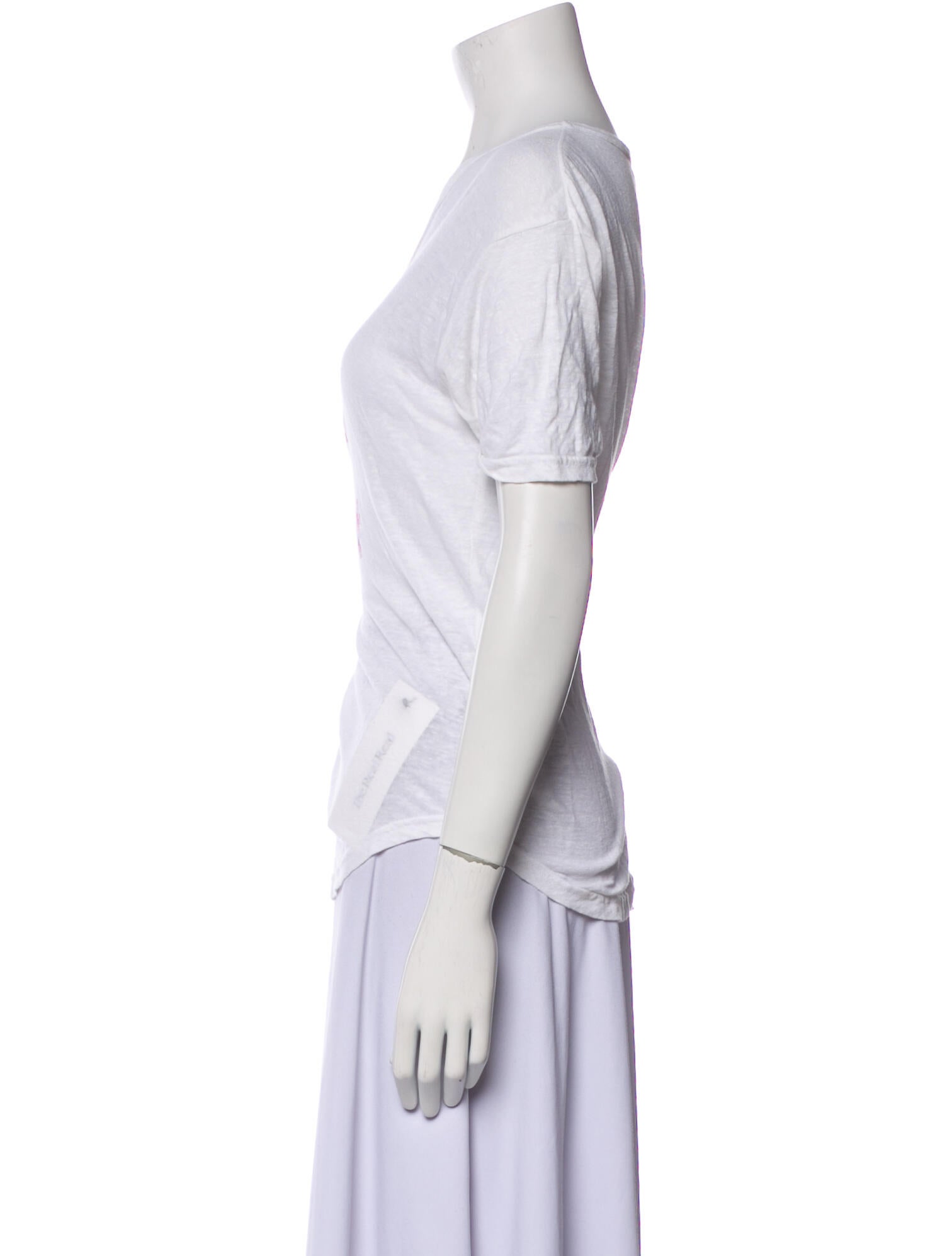 Étoile Isabel Marant Linen Graphic Print T-Shirt