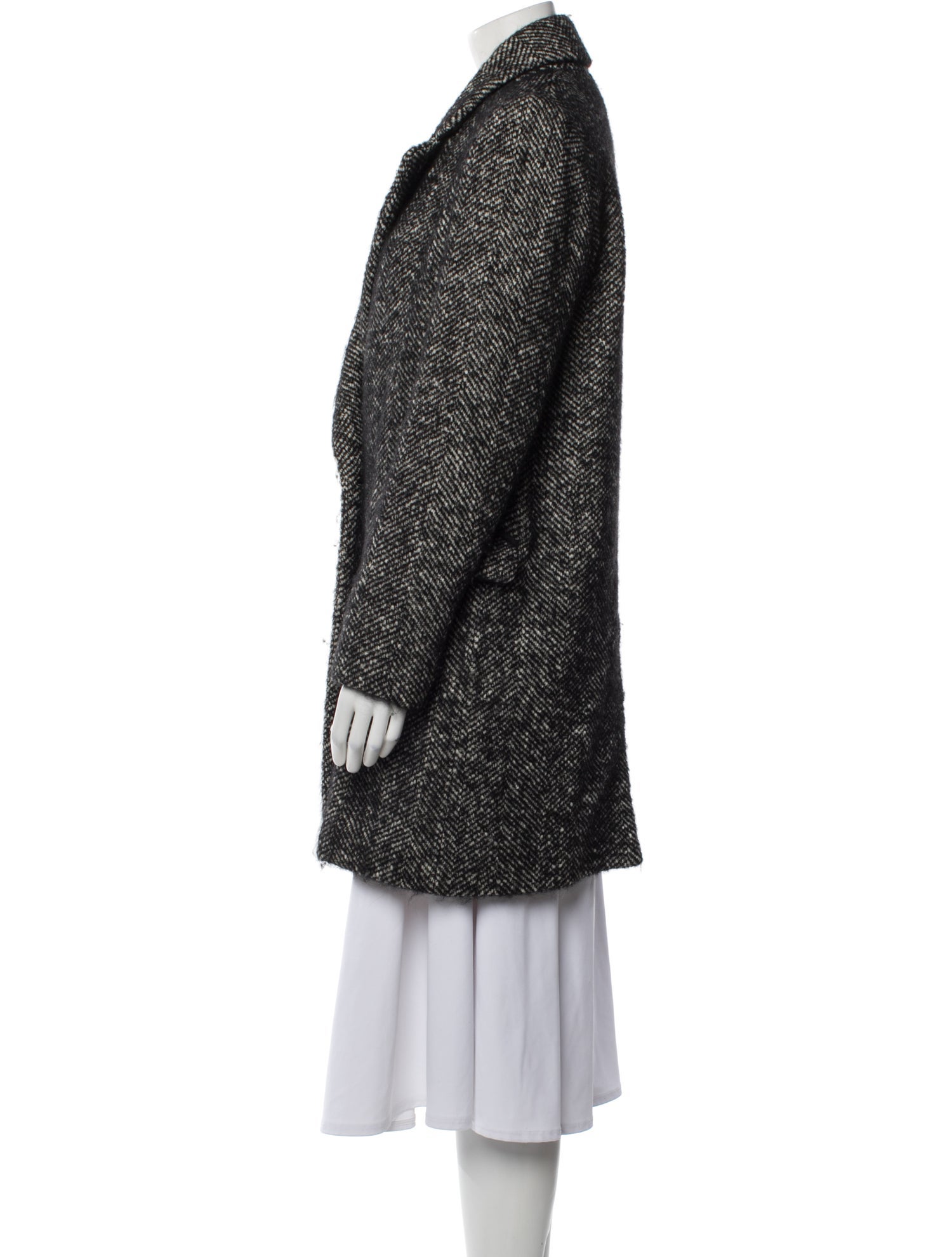 Étoile Isabel Marant Wool Tweed Pattern Coat