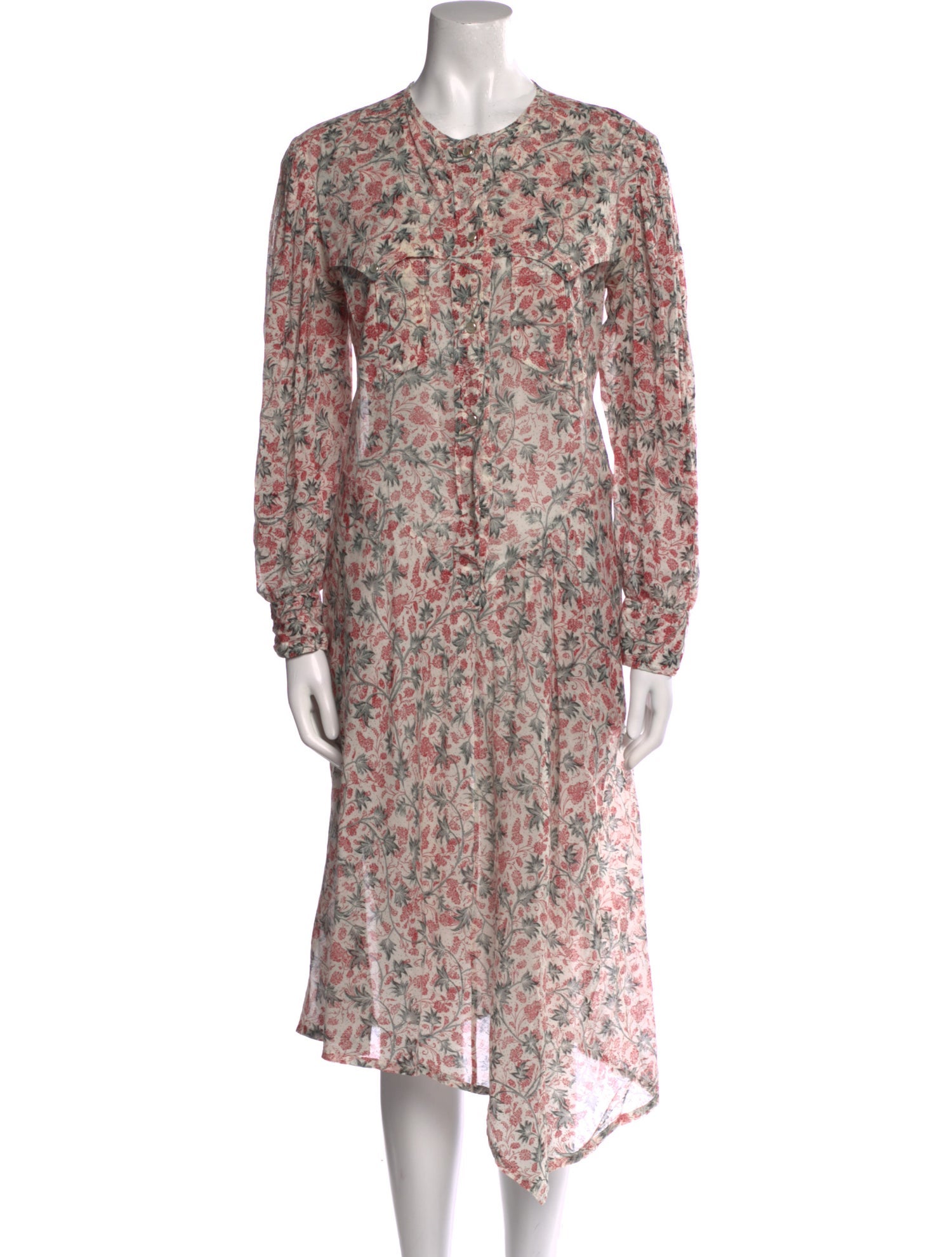 Étoile Isabel Marant Floral Print Midi Length Dress