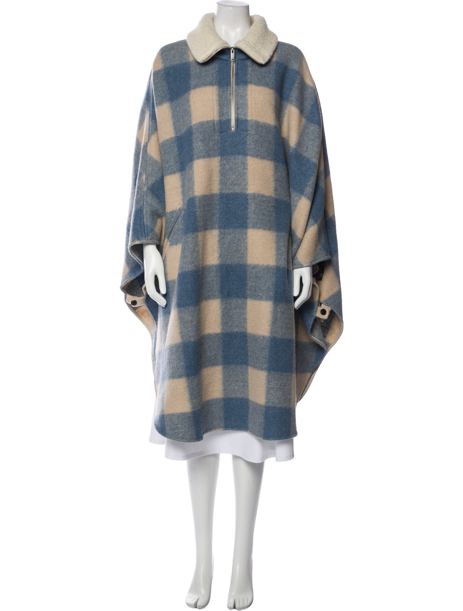 Étoile Isabel Marant Plaid Print Coat