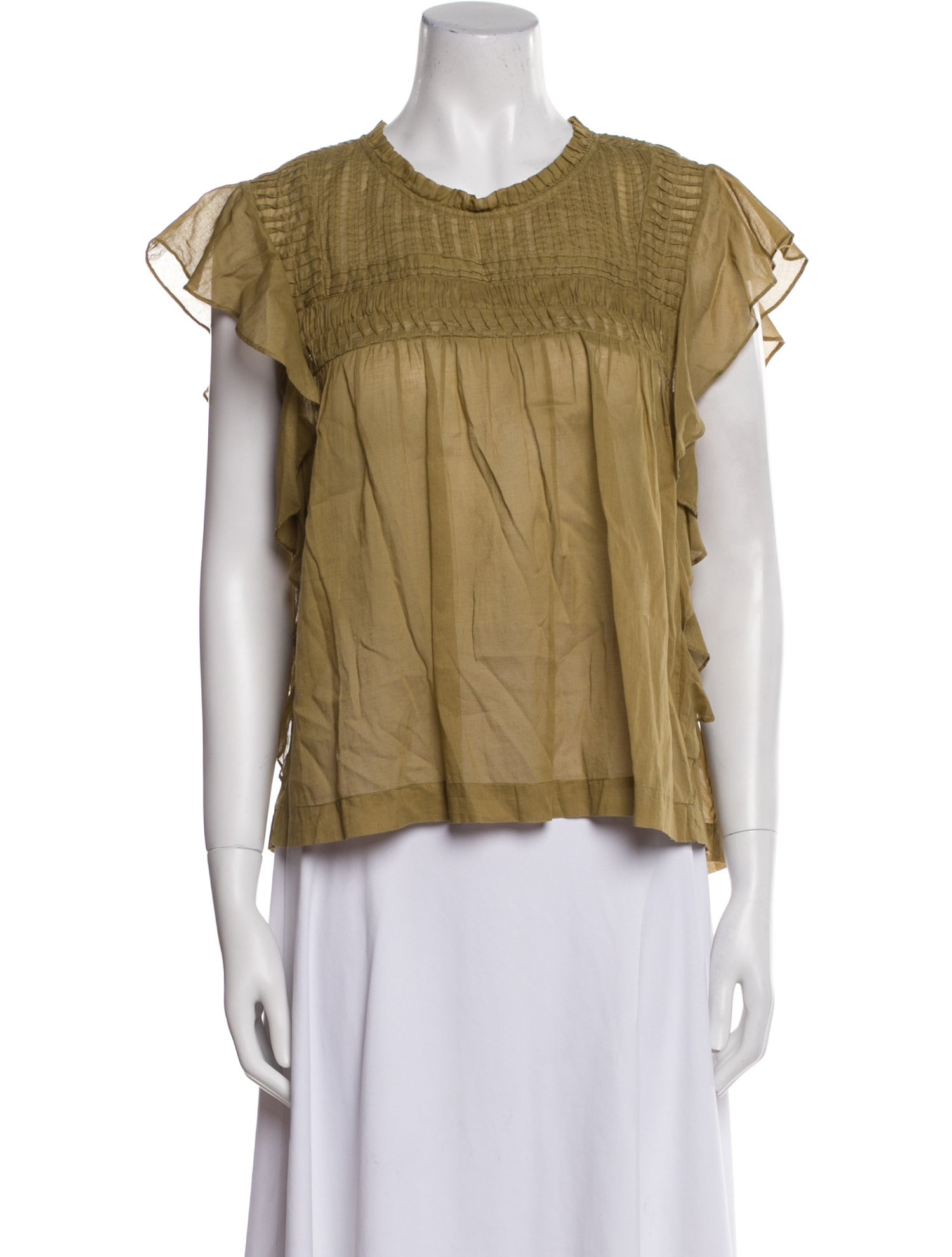 Étoile Isabel Marant Crew Neck Short Sleeve Blouse