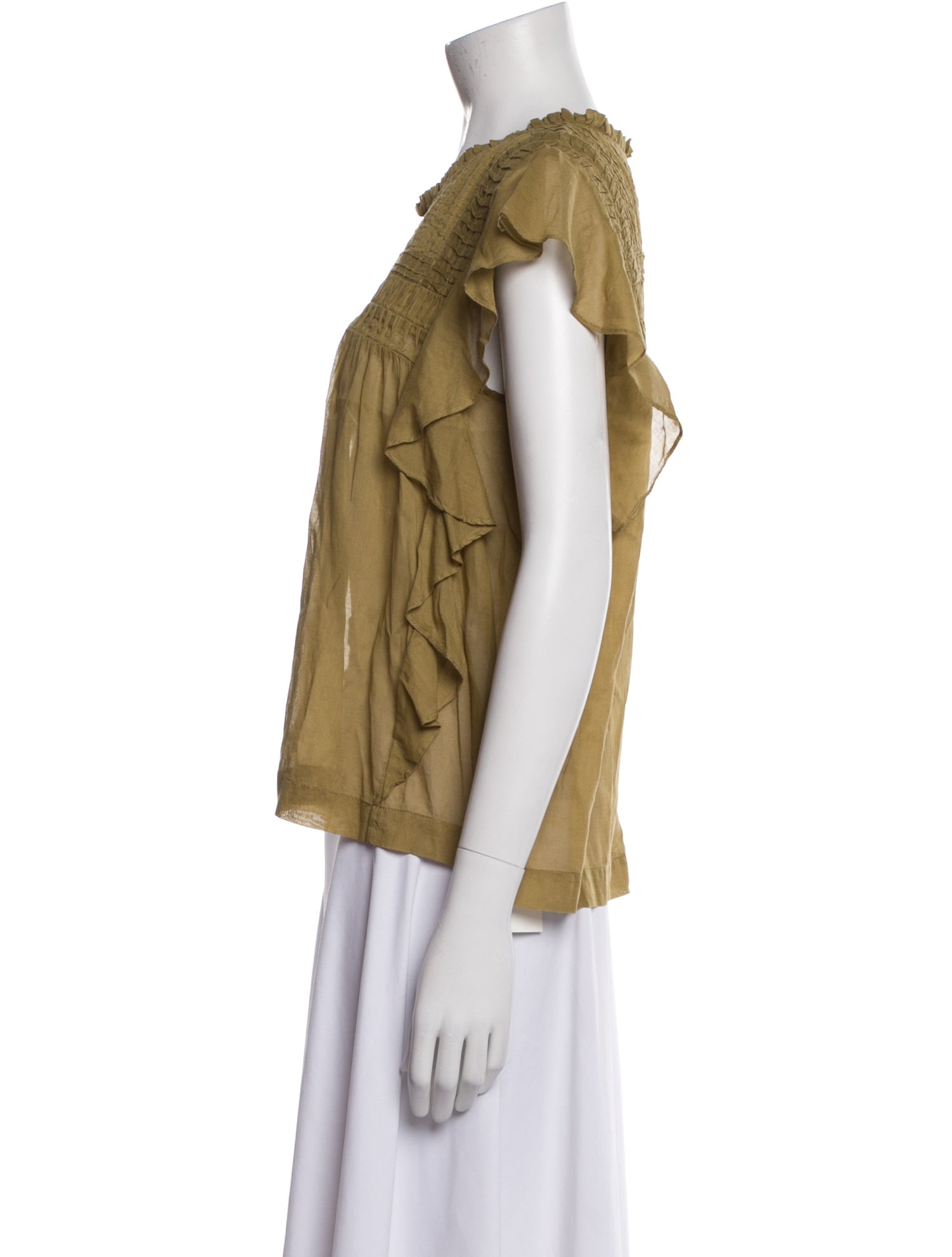 Étoile Isabel Marant Crew Neck Short Sleeve Blouse