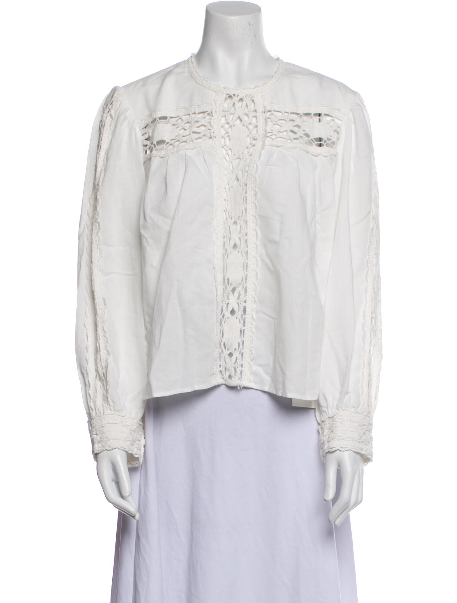 Étoile Isabel Marant Linen Crew Neck Blouse