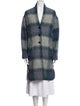 Étoile Isabel Marant Wool Plaid Print Coat