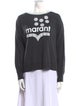 Étoile Isabel Marant Linen Graphic Print Sweatshirt