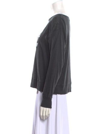 Étoile Isabel Marant Linen Graphic Print Sweatshirt